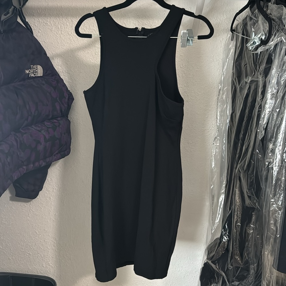 UO Victoria Asymmetrical Racerback Mini Dress - Picture 3 of 12
